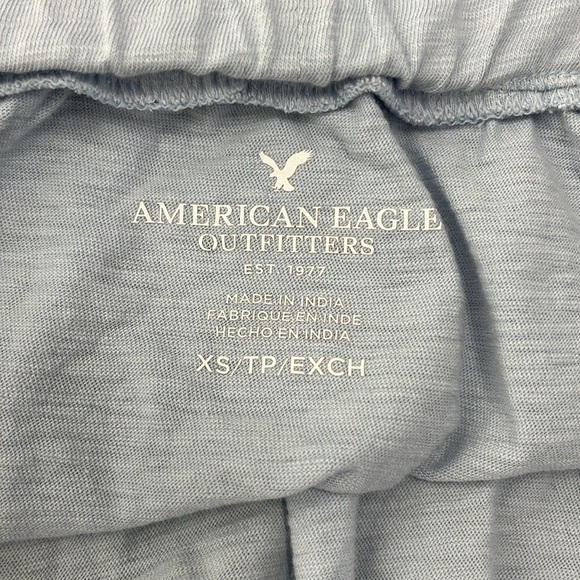 American Eagle Off The Shoulder Light Blue Top Size XS - Picture 5 of 6